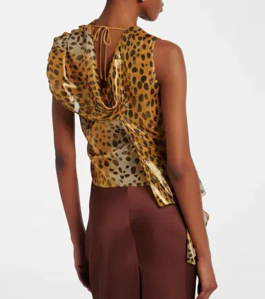 Jacques Wei Silk-blend lamé top | Thumbnail 3 Jacques Wei Silk-blend lamé top | Thumbnail 3