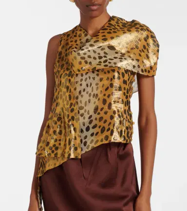 Jacques Wei Silk-blend lamé top | Thumbnail 6 Jacques Wei Silk-blend lamé top | Thumbnail 6