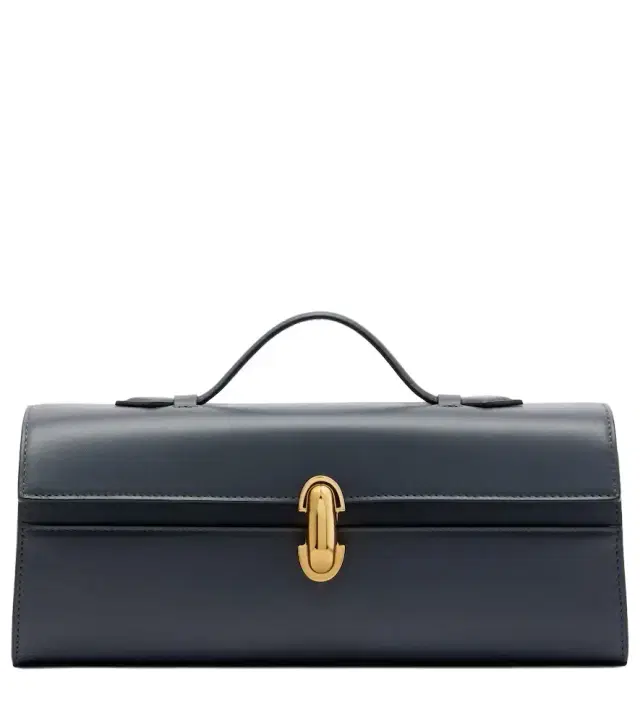 Savette Symmetry Slim leather top-handle bag