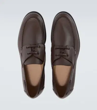 The Row Novus leather boat shoes | Thumbnail 2