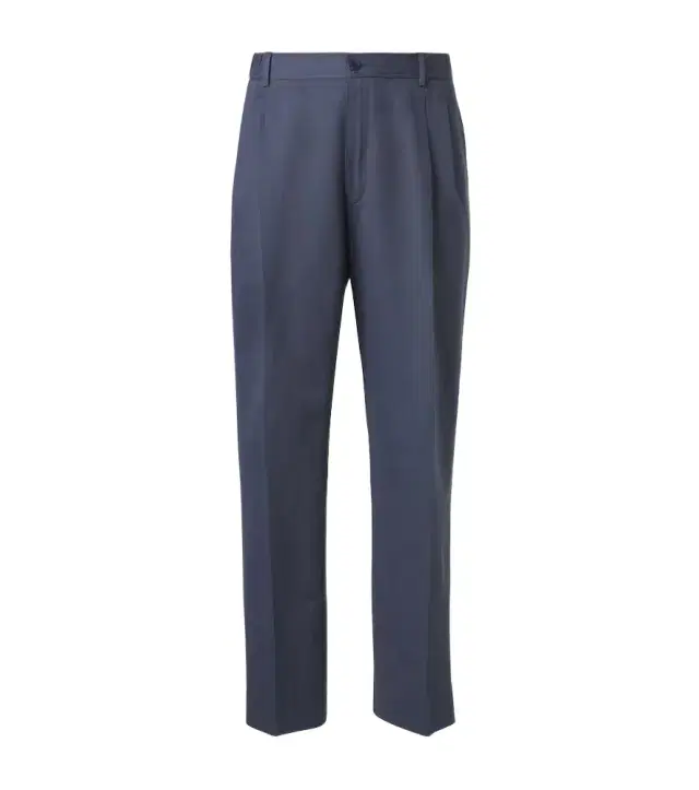Linen and cotton straight pants