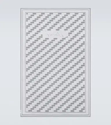 Brioni Logo cotton terry beach towel | Thumbnail 5
