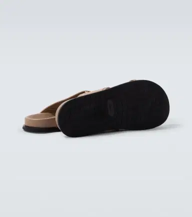 Brioni Leather-trimmed suede sandals | Thumbnail 5 Brioni Leather-trimmed suede sandals | Thumbnail 5