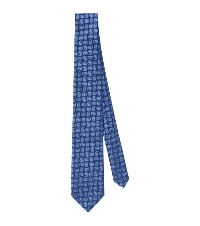 Silk jacquard tie