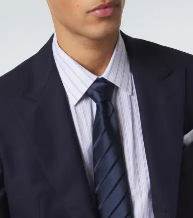Charvet Striped silk jacquard tie | Thumbnail 3