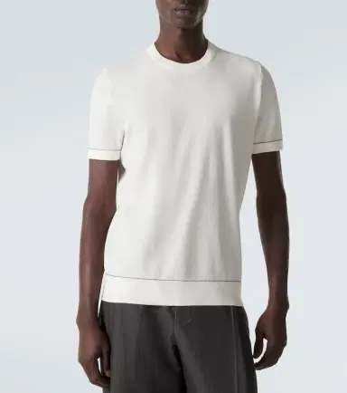 Brioni Cotton piqué T-shirt | Thumbnail 3 Brioni Cotton piqué T-shirt | Thumbnail 3