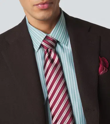 Charvet Striped silk jacquard tie | Thumbnail 3