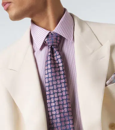 Charvet Silk jacquard tie | Thumbnail 3 Charvet Silk jacquard tie | Thumbnail 3