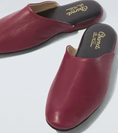 Charvet Leather slippers | Thumbnail 4