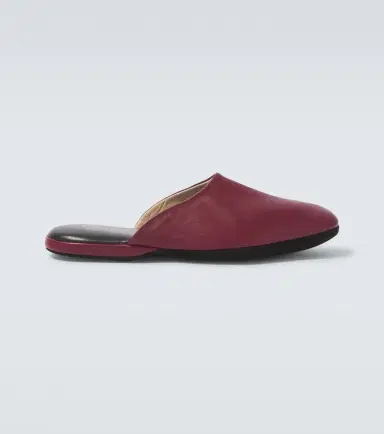 Charvet Leather slippers | Thumbnail 6