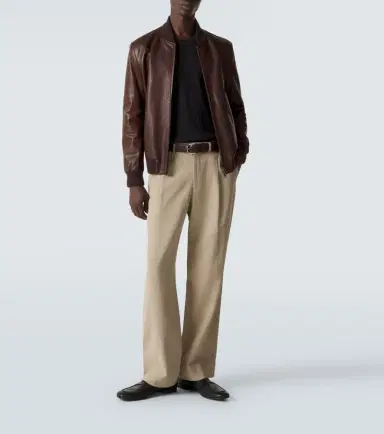 Brioni Ribbed-knit cotton, linen, and silk tank top | Thumbnail 4
