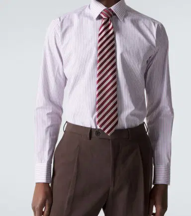 Charvet Striped cotton shirt | Thumbnail 5