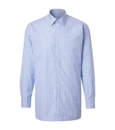 Charvet Checked cotton poplin shirt | Thumbnail 1 Charvet Checked cotton poplin shirt | Thumbnail 1