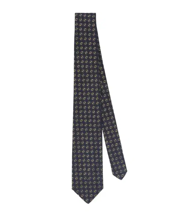 Silk jacquard tie