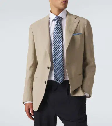 Charvet Striped silk jacquard tie | Thumbnail 3 Charvet Striped silk jacquard tie | Thumbnail 3