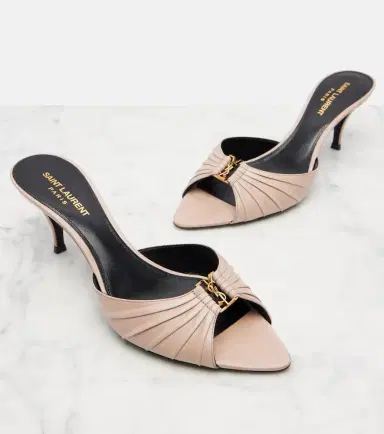 Saint Laurent Babylone 60 leather mules | Thumbnail 2