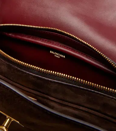 Balenciaga Le 7 Medium suede shoulder bag | Thumbnail 3 Balenciaga Le 7 Medium suede shoulder bag | Thumbnail 3