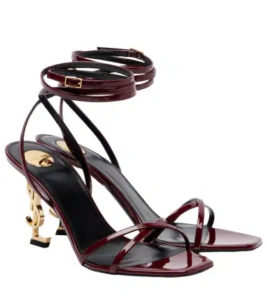 Saint Laurent Opyum 85 patent leather sandals | Thumbnail 1 Saint Laurent Opyum 85 patent leather sandals | Thumbnail 1