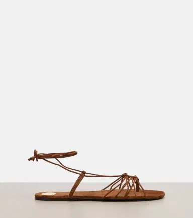 Saint Laurent Babylone suede sandals | Thumbnail 2 Saint Laurent Babylone suede sandals | Thumbnail 2