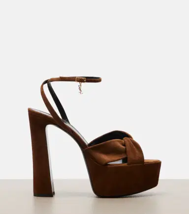 Saint Laurent Franciane leather platform sandals | Thumbnail 3 Saint Laurent Franciane leather platform sandals | Thumbnail 3