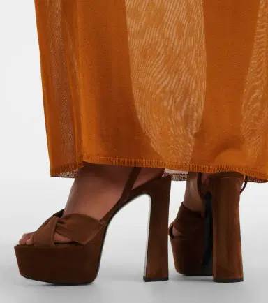 Saint Laurent Franciane leather platform sandals | Thumbnail 5 Saint Laurent Franciane leather platform sandals | Thumbnail 5