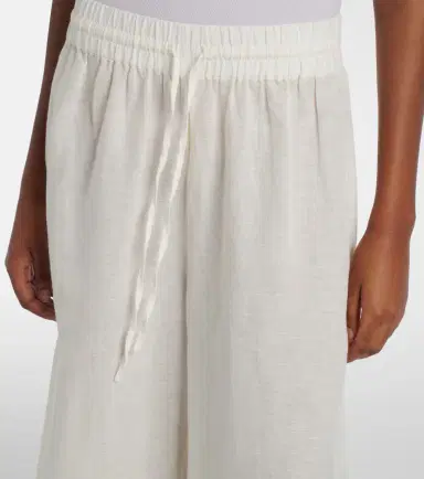 Polo Ralph Lauren Cropped linen and cotton wide-leg pants | Thumbnail 3