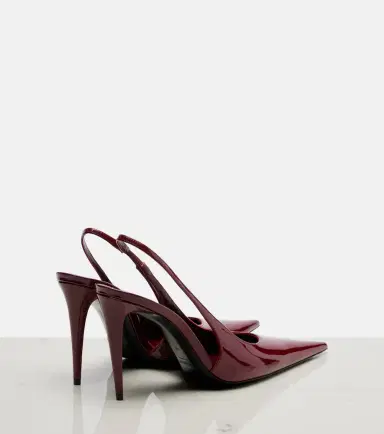 Saint Laurent Guermantes patent leather slingback pumps | Thumbnail 2 Saint Laurent Guermantes patent leather slingback pumps | Thumbnail 2