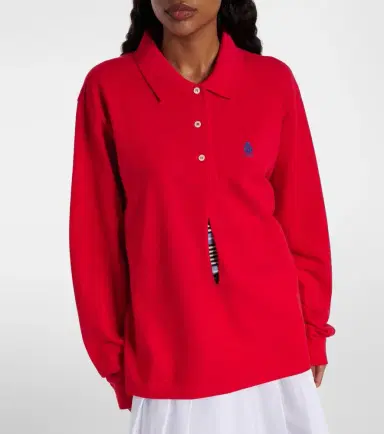 Prada Logo cotton piqué polo shirt | Thumbnail 3 Prada Logo cotton piqué polo shirt | Thumbnail 3
