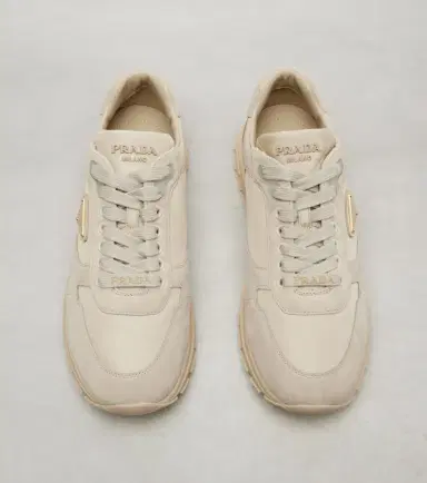 Prada PRAX 2.0 Re-Nylon suede-trimmed sneakers | Thumbnail 3