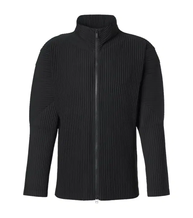 Homme Plisse Issey Miyake Homme Plissé Issey Miyake Basics pleated zip-up cardigan