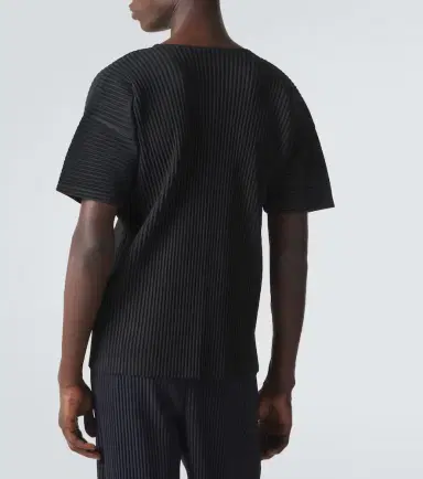 Homme Plissé Issey Miyake Homme Plissé Issey Miyake Basics pleated T-shirt | Thumbnail 3