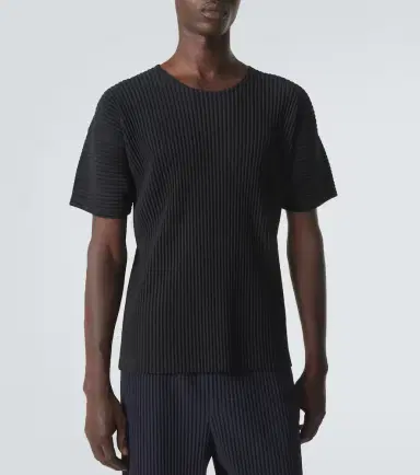 Homme Plissé Issey Miyake Homme Plissé Issey Miyake Basics pleated T-shirt | Thumbnail 5