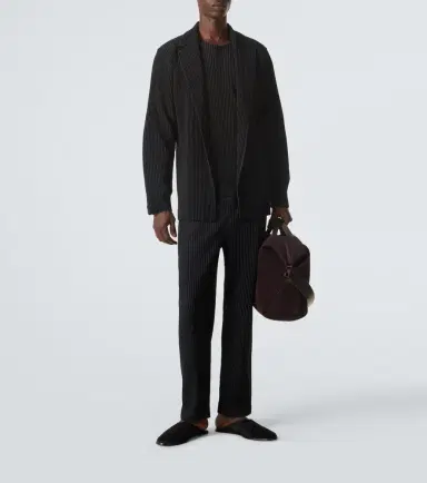 Homme Plissé Issey Miyake Homme Plissé Issey Miyake Monthly Colors pleated Henley shirt | Thumbnail 6