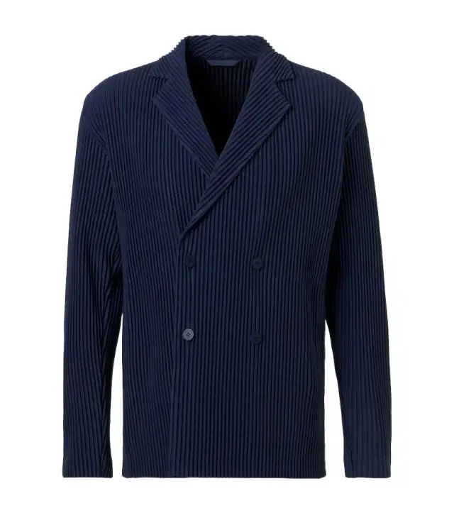 Homme Plisse Issey Miyake Homme Plissé Issey Miyake Tailored Pleats 1 double-breasted blazer