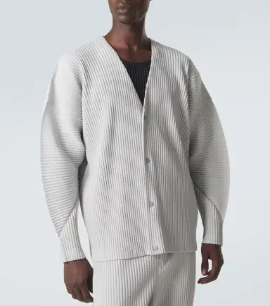 Homme Plissé Issey Miyake Homme Plissé Issey iyake Color Pleats cardigan | Thumbnail 2