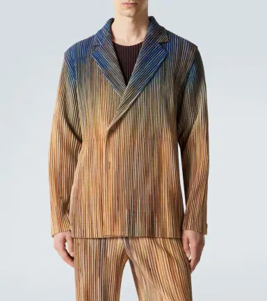 Homme Plissé Issey Miyake Homme Plissé Issey Miyake Paint Brush Close-Up pleated blazer | Thumbnail 3 Homme Plissé Issey Miyake Homme Plissé Issey Miyake Paint Brush Close-Up pleated blazer | Thumbnail 3