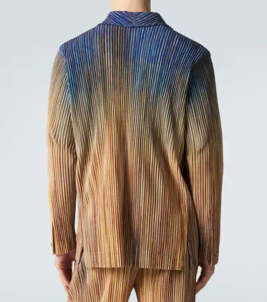 Homme Plissé Issey Miyake Homme Plissé Issey Miyake Paint Brush Close-Up pleated blazer | Thumbnail 4 Homme Plissé Issey Miyake Homme Plissé Issey Miyake Paint Brush Close-Up pleated blazer | Thumbnail 4