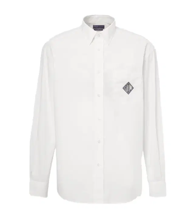 Embroidered cotton poplin shirt