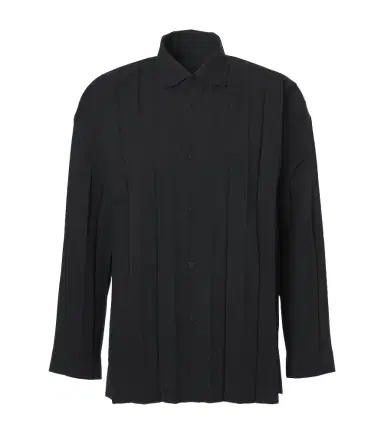 Homme Plissé Issey Miyake Homme Plissé Issey Miyake Edge Ensemble pleated shirt | Thumbnail 1 Homme Plissé Issey Miyake Homme Plissé Issey Miyake Edge Ensemble pleated shirt | Thumbnail 1