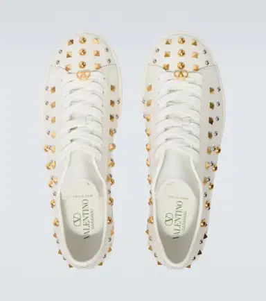 Valentino Royco studded leather sneakers | Thumbnail 3