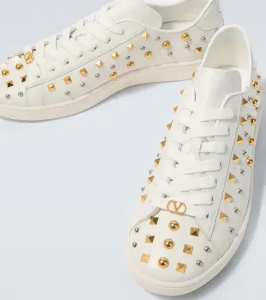 Valentino Royco studded leather sneakers | Thumbnail 4