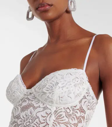 Bananhot Vecna sheer lace maxi dress | Thumbnail 3