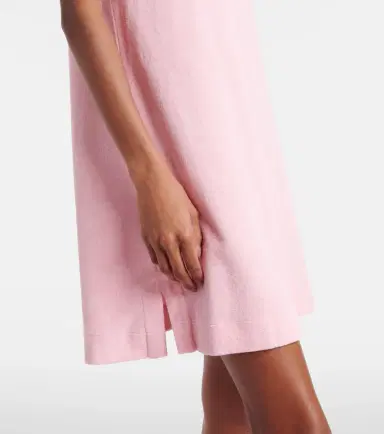Hunza G Logo cotton terry polo dress | Thumbnail 2