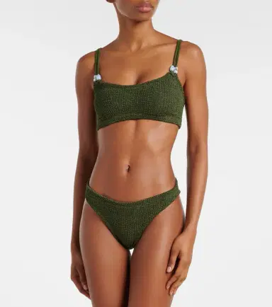 Hunza G Cassie beaded bikini | Thumbnail 3
