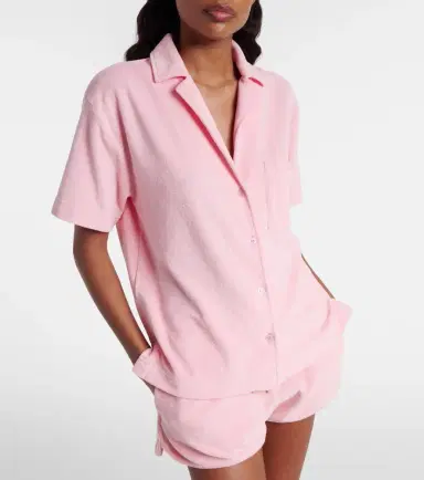 Hunza G Resort cotton terry shirt | Thumbnail 3