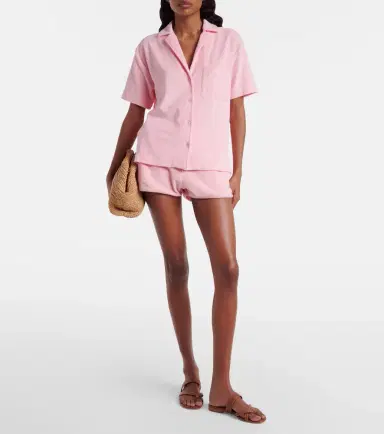 Hunza G Resort cotton terry shirt | Thumbnail 6