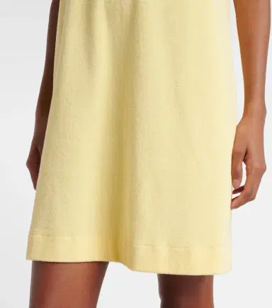 Hunza G Logo cotton terry polo dress | Thumbnail 3