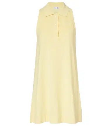 Hunza G Logo cotton terry polo dress | Thumbnail 1