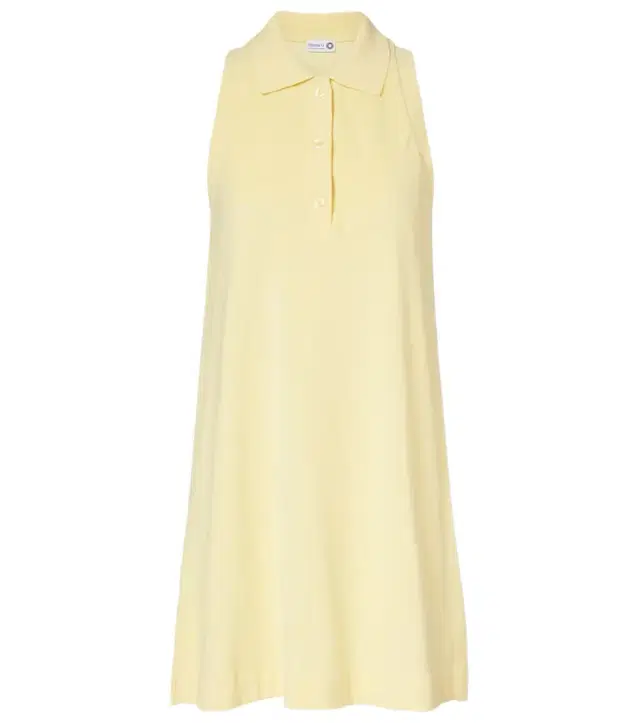 Hunza G Logo cotton terry polo dress