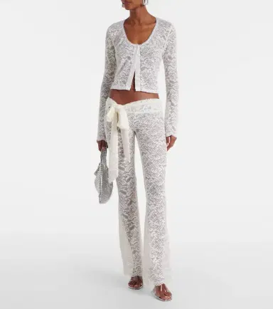 Bananhot Vecna sheer lace flared pants | Thumbnail 4 Bananhot Vecna sheer lace flared pants | Thumbnail 4